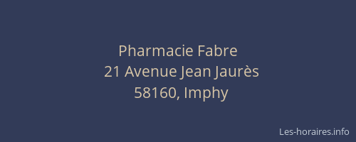 Pharmacie Fabre