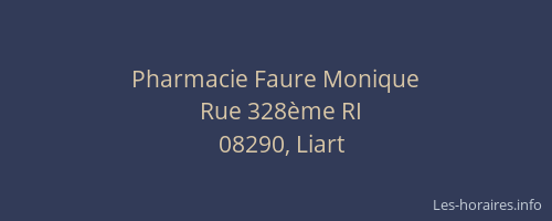 Pharmacie Faure Monique