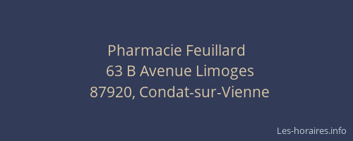 Pharmacie Feuillard