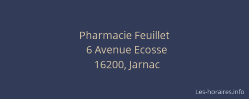 Pharmacie Feuillet