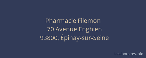 Pharmacie Filemon