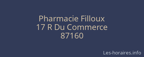 Pharmacie Filloux