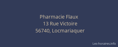 Pharmacie Flaux
