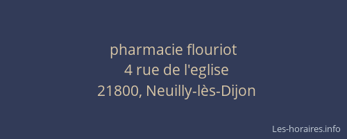 pharmacie flouriot