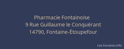 Pharmacie Fontainoise