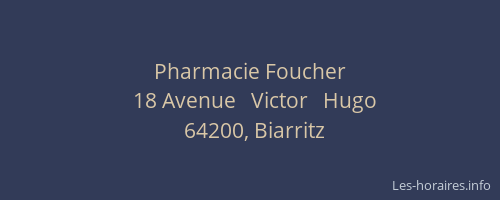 Pharmacie Foucher