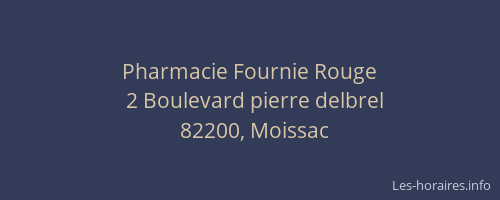 Pharmacie Fournie Rouge