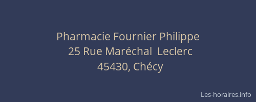 Pharmacie Fournier Philippe