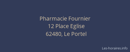 Pharmacie Fournier