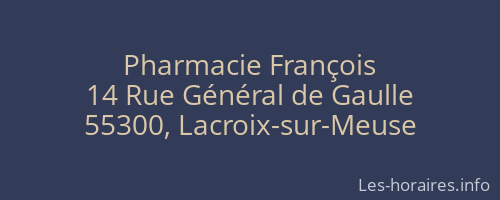 Pharmacie François
