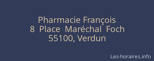 Pharmacie François