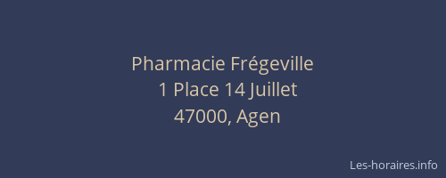 Pharmacie Frégeville