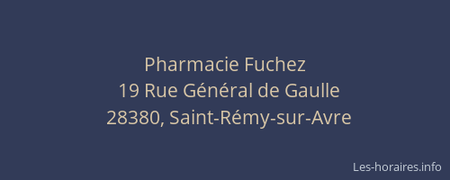 Pharmacie Fuchez