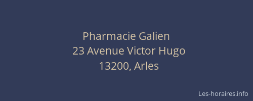 Pharmacie Galien