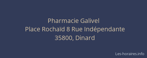 Pharmacie Galivel
