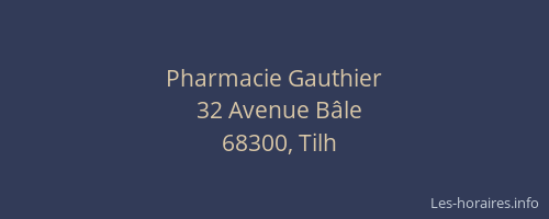 Pharmacie Gauthier