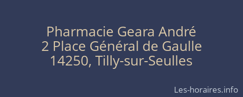 Pharmacie Geara André