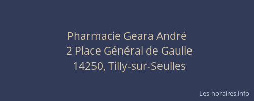 Pharmacie Geara André