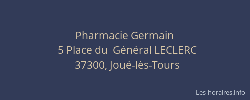 Pharmacie Germain