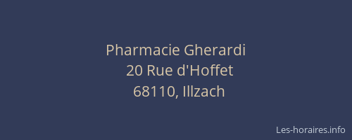 Pharmacie Gherardi