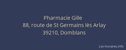 Pharmacie Gille