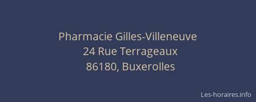Pharmacie Gilles-Villeneuve