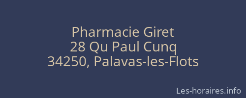 Pharmacie Giret