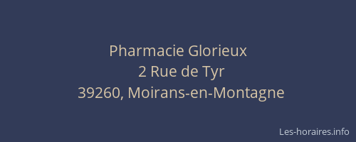 Pharmacie Glorieux