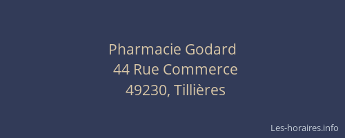 Pharmacie Godard