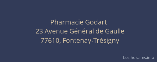 Pharmacie Godart