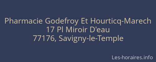 Pharmacie Godefroy Et Hourticq-Marech