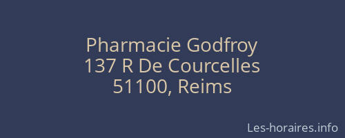 Pharmacie Godfroy