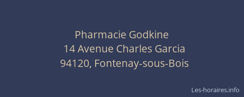 Pharmacie Godkine
