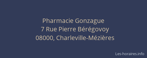 Pharmacie Gonzague