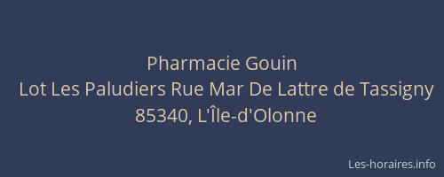 Pharmacie Gouin