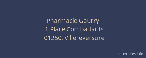 Pharmacie Gourry