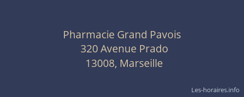 Pharmacie Grand Pavois