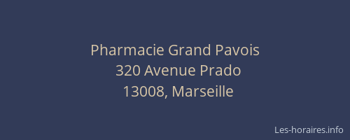 Pharmacie Grand Pavois