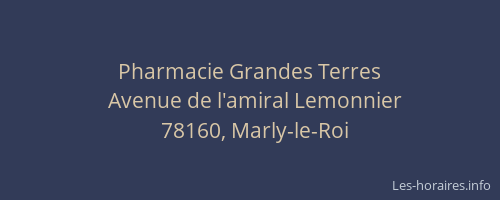 Pharmacie Grandes Terres