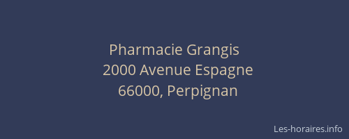 Pharmacie Grangis