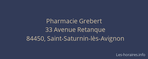 Pharmacie Grebert