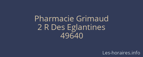 Pharmacie Grimaud