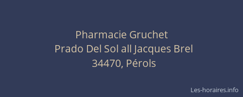 Pharmacie Gruchet