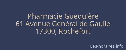 Pharmacie Guequière