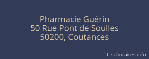 Pharmacie Guérin