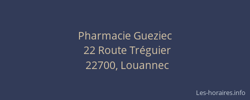 Pharmacie Gueziec