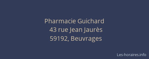 Pharmacie Guichard