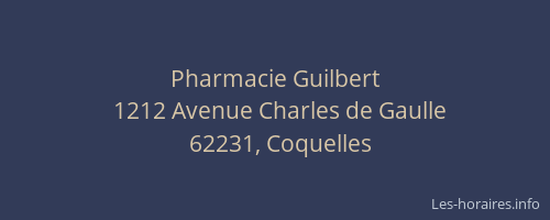 Pharmacie Guilbert