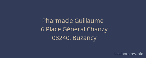 Pharmacie Guillaume