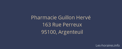 Pharmacie Guillon Hervé